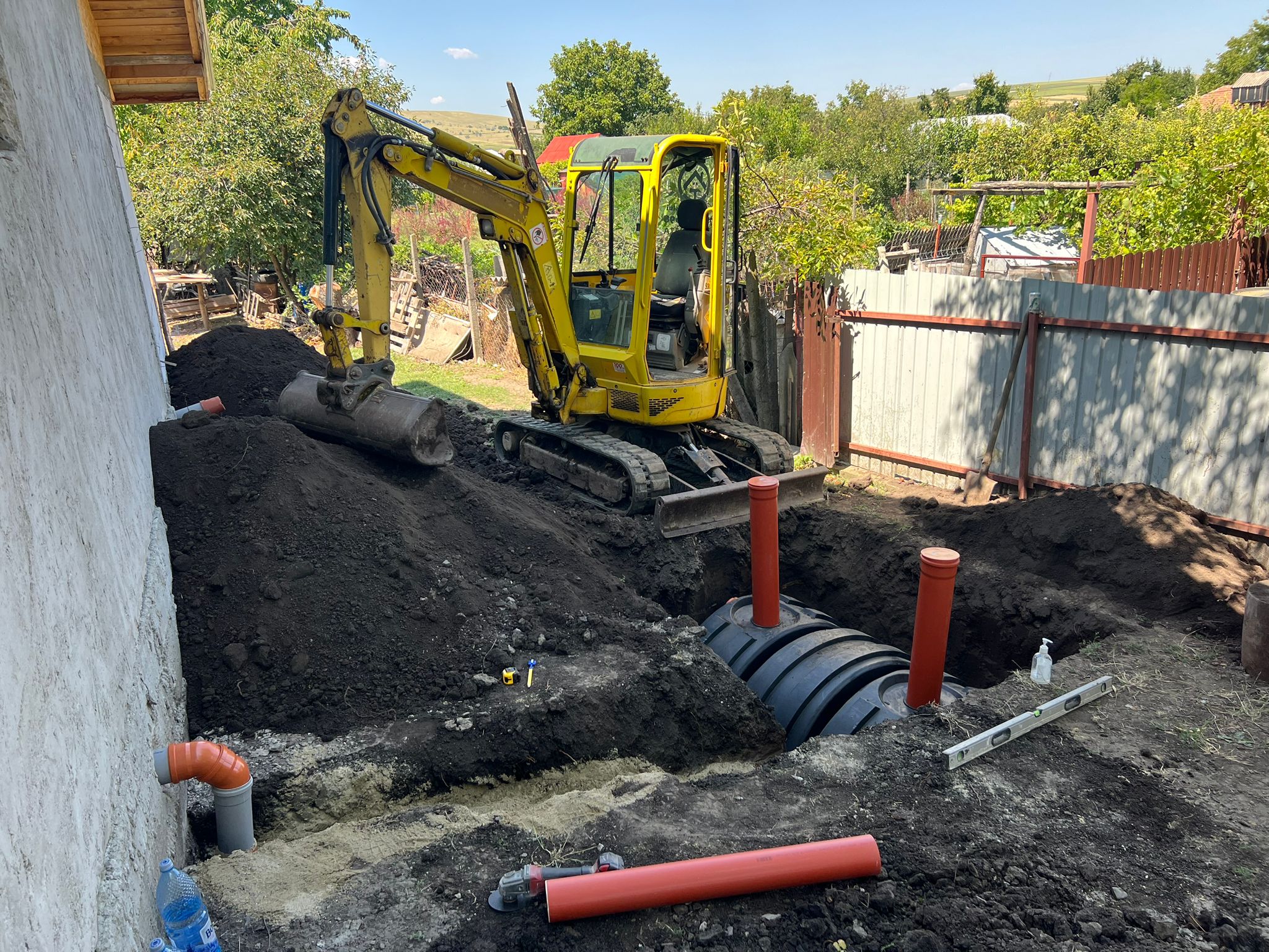 Săpătură fundație în Vaslui - lucrare 3